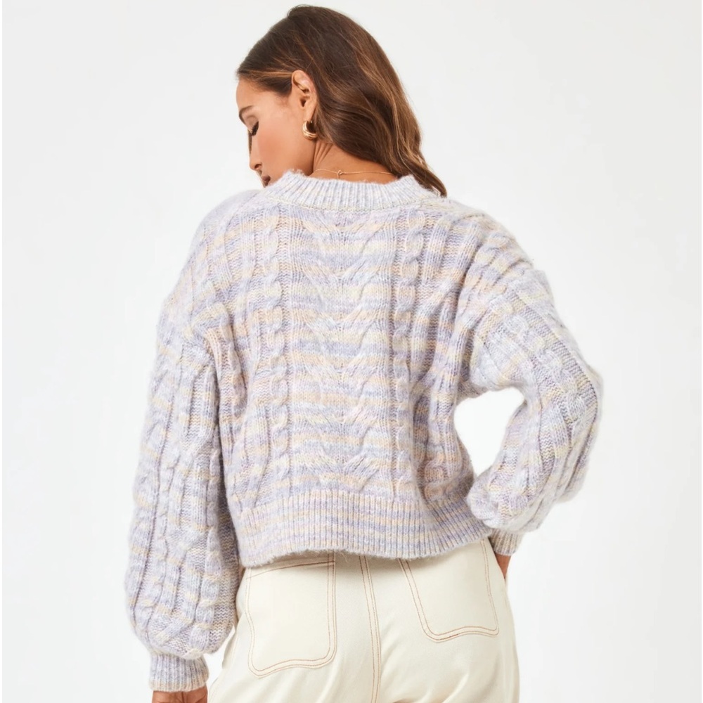 NWT L*Space Cozy Ojai Ombré Sweater - Picture 3 of 7